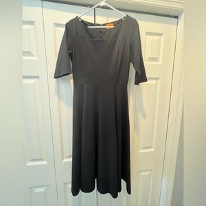 Knee-length Black Dress